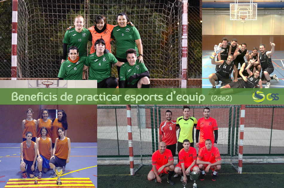 CSS beneficis de practicar esports d'equip